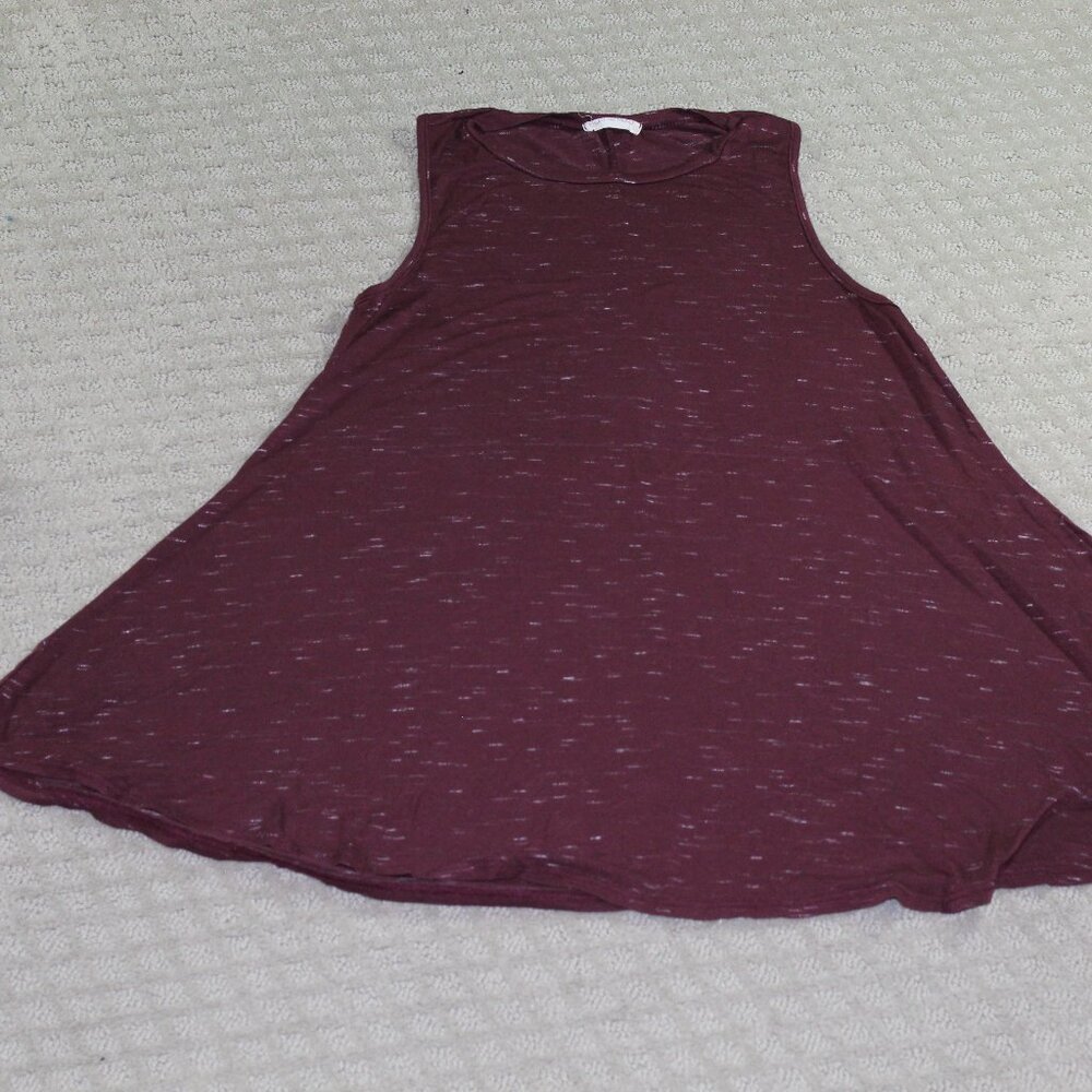 Miley and Molly Women's Small Maroon Knit Tank Mini Dress EUC